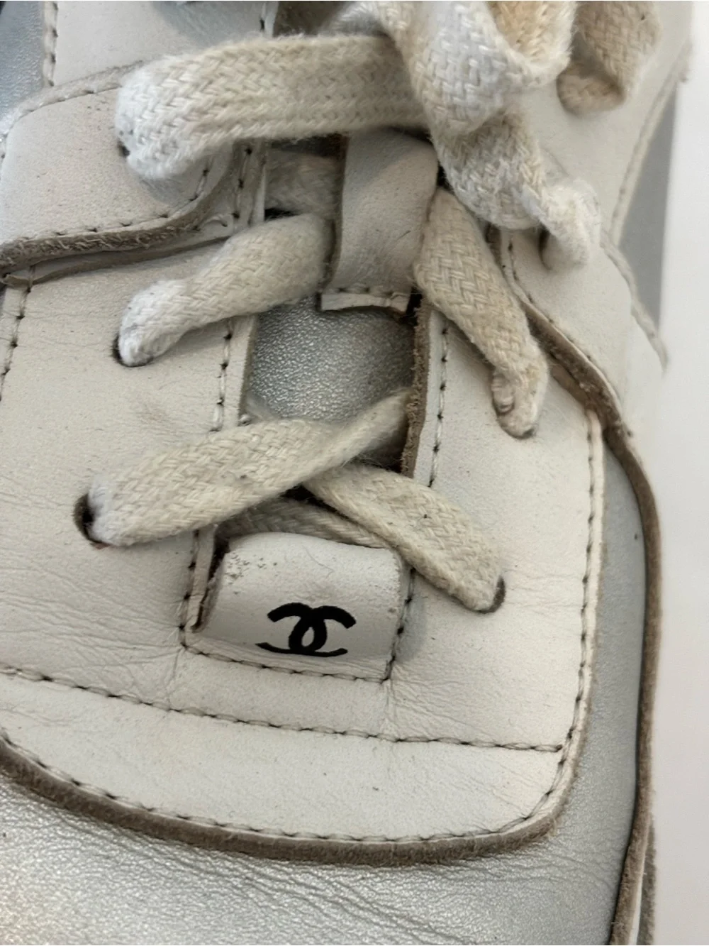 CHANEL Leather Sneakers Made in Italy